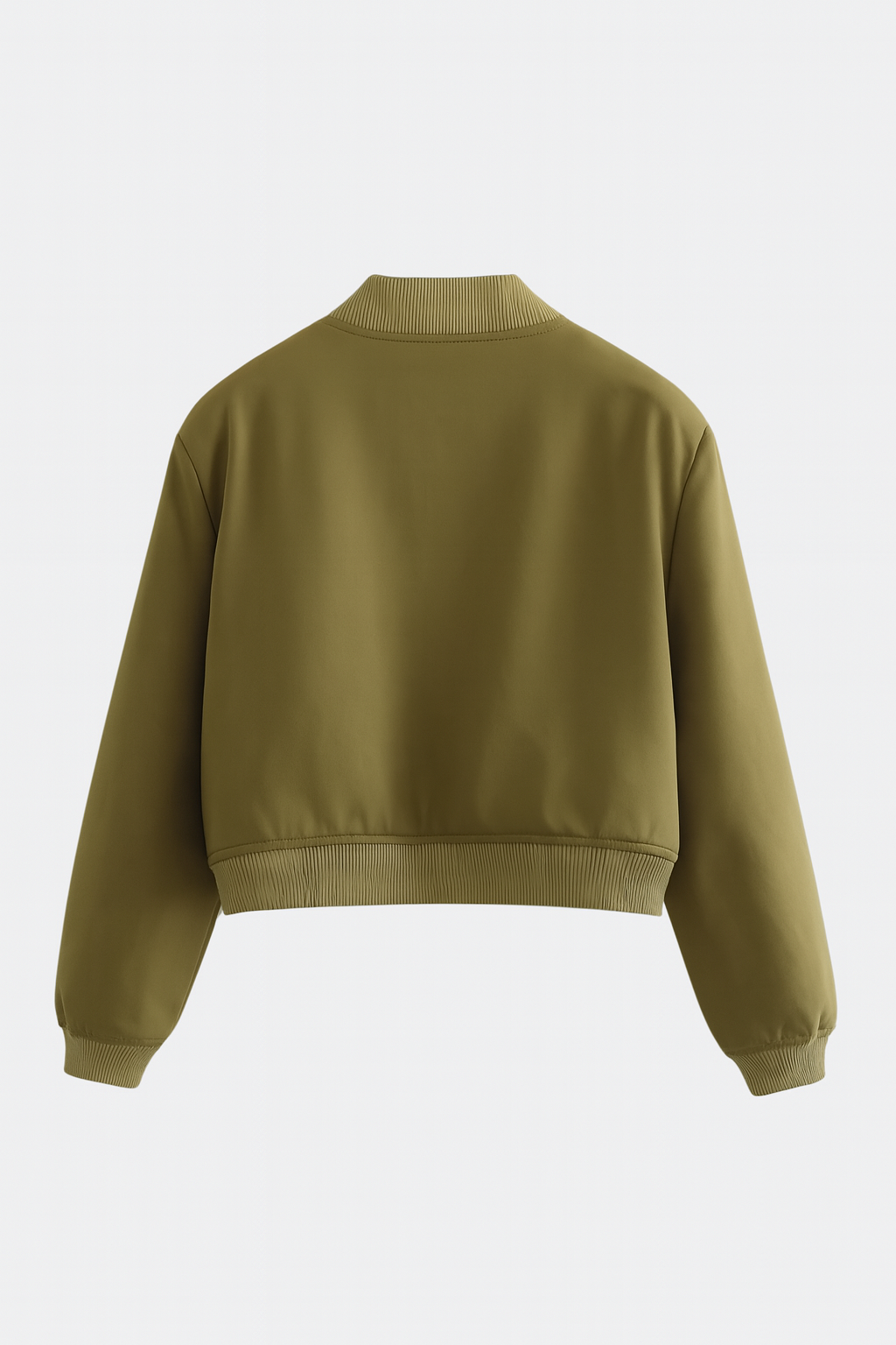 Victoria | Elegancka Zielona Kurtka Bomber z Wygodnym Fasonem