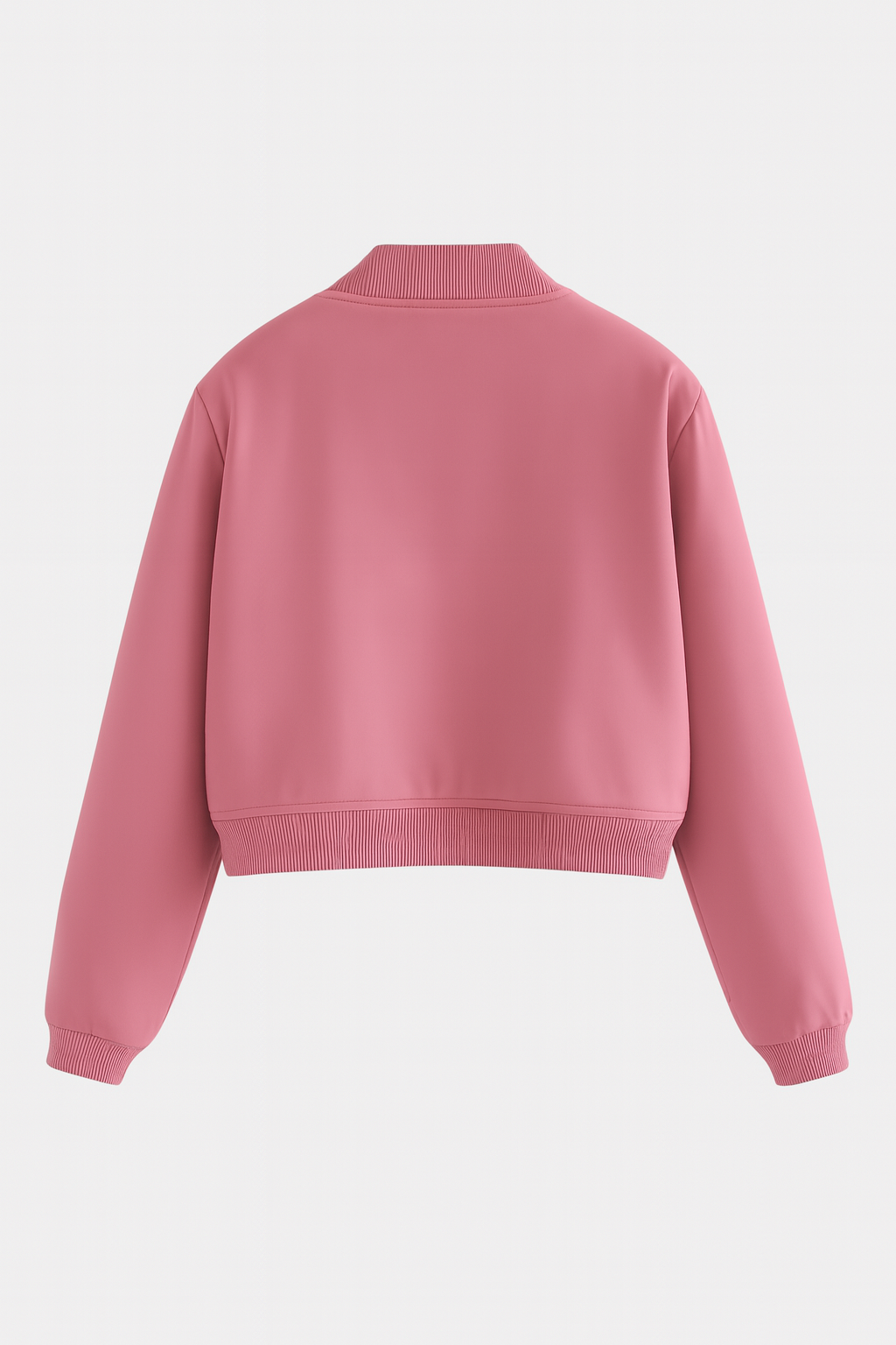Wiktoria | Elegancka Różowa Kurtka Bomber z Ponadczasowym Designem