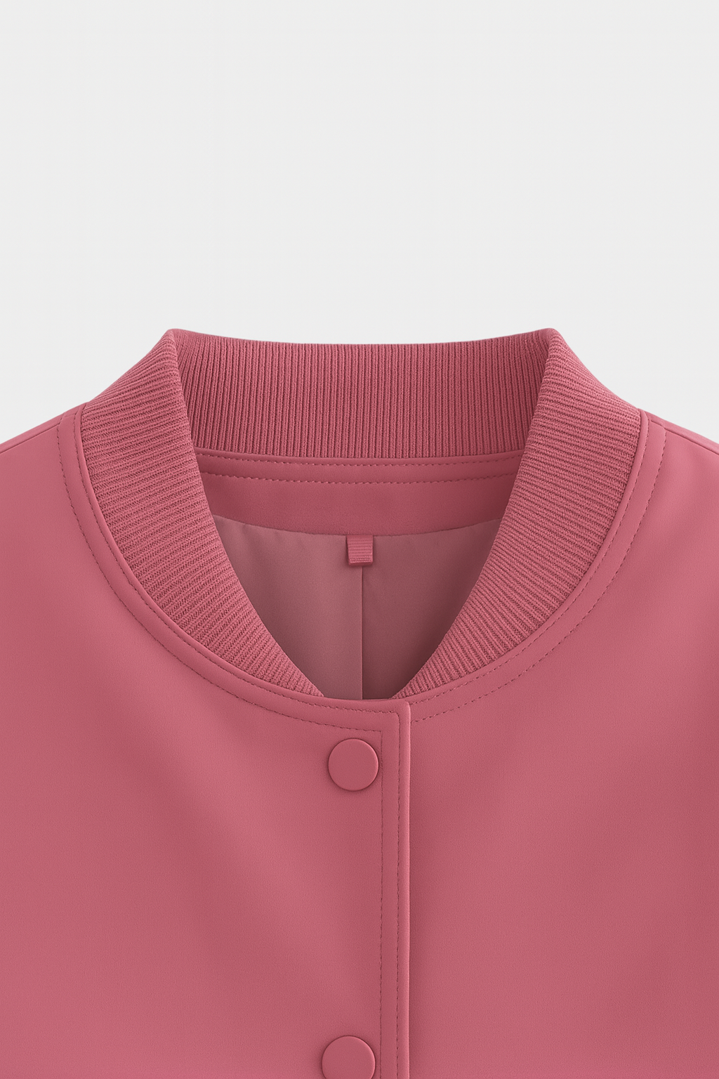 Wiktoria | Elegancka Różowa Kurtka Bomber z Ponadczasowym Designem