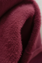 Victoria | Elegancki Sweter z Golfem w Kolorze Burgundowym