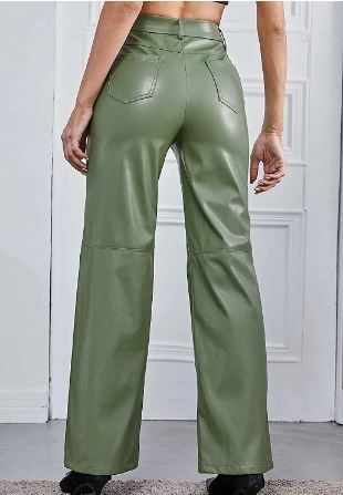 Victoria | Slim Fit Czarne Skórzane Spodnie Damskie z Miękkim Wykończeniem