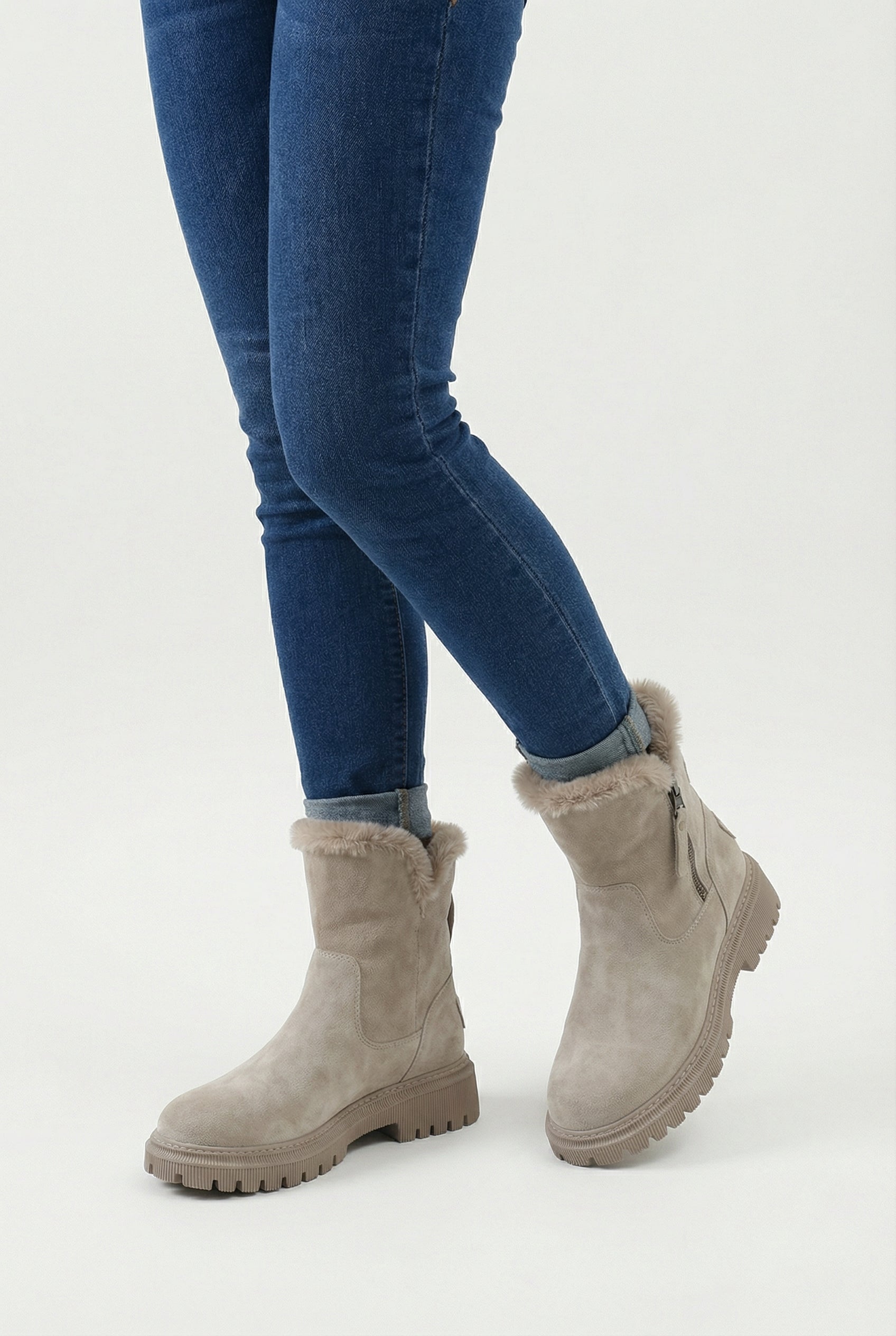 Victoria | Eleganckie wodoodporne buty w morelowym odcieniu z komfortowym dopasowaniem