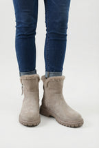 Victoria | Eleganckie wodoodporne buty w morelowym odcieniu z komfortowym dopasowaniem