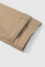 Victoria | Stylowy Khaki Kurtka Przeciwdeszczowa z Podwójnym Zapięciem