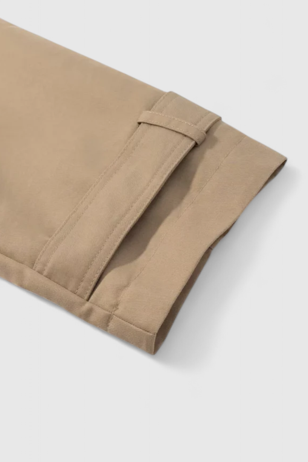 Victoria | Stylowy Khaki Kurtka Przeciwdeszczowa z Podwójnym Zapięciem